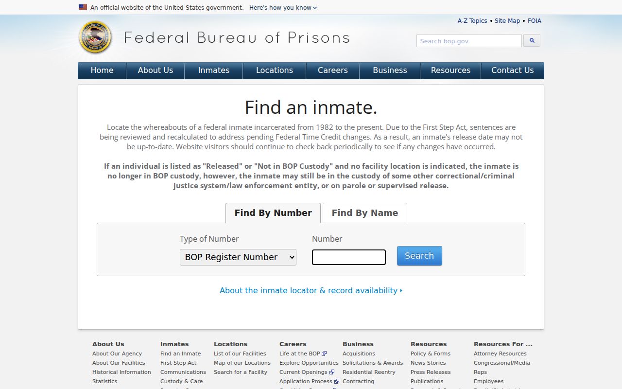 Greene County arrest history federal custody locator