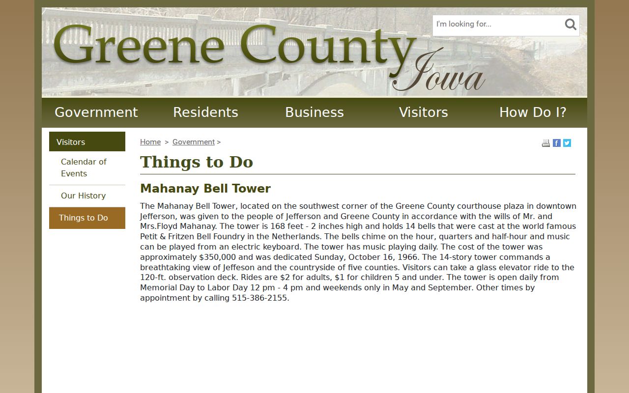 Greene County criminal court case Clerk of District Court page