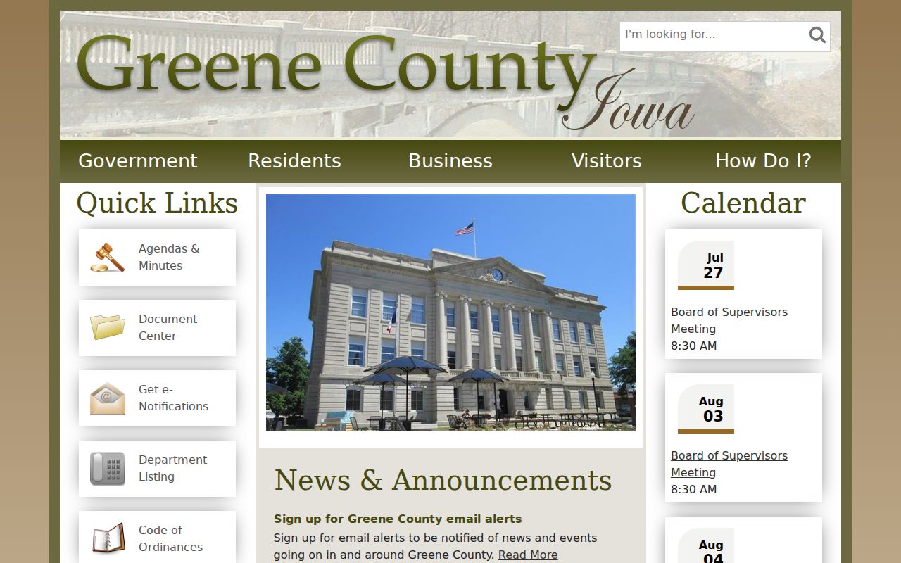 Greene County criminal history government record channels