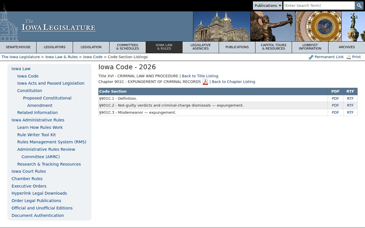 Greene County criminal record expungement law source